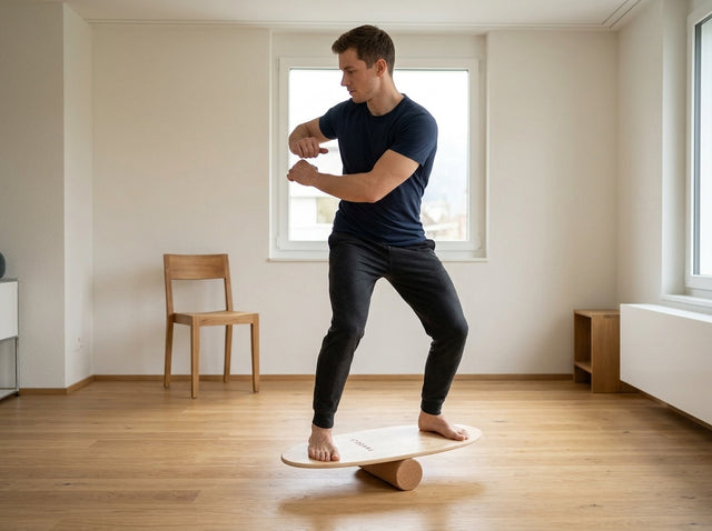 Standrotation (Hip Twist) auf dem Balance Board