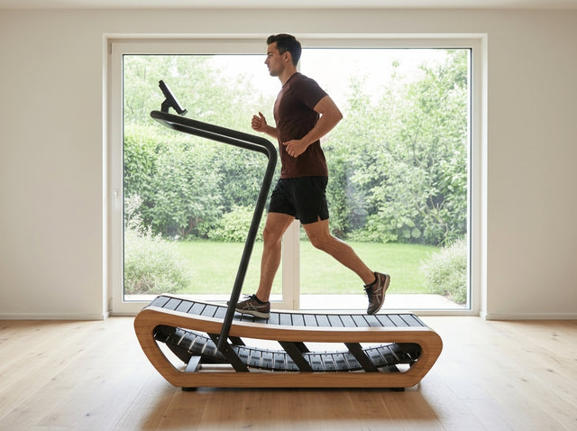 Pyramiden-Tempoläufe auf dem Sprinting Machine aus Eichenholz - TWHEELS