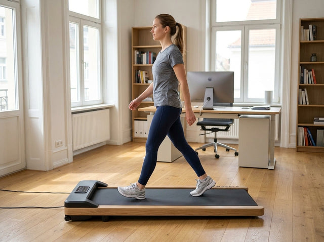Intervall-Walk (3/3-Methode) auf dem Walking Pad Laufband aus Eichenholz – TWHEELS