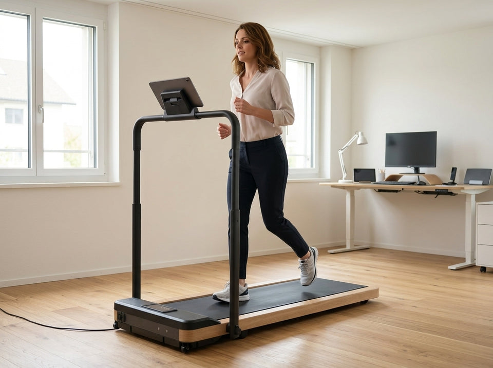 Zügiges Gehen bis leichtes Joggen (mit Handlauf): Startposition
