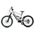 TWHEELS E-Mountainbike in Schwarz mit Vollfederung, Mittelmotor und dicken Stollenreifen.