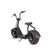 TWHEELS E-Roller in Matt-Schwarz mit Spiegeln, strassenzugelassen in der Schweiz.