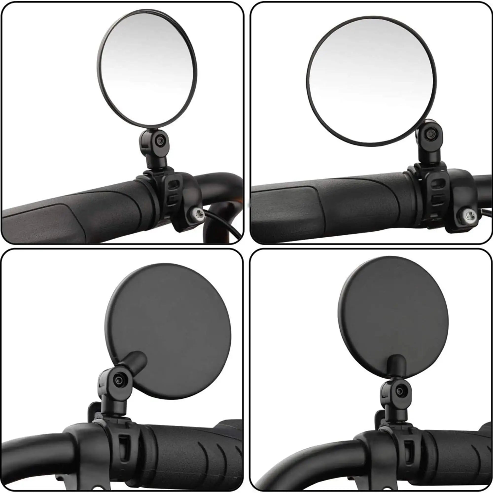 TWHEELS Rückspiegel für die Lenkstange von E-Bike, E-Roller und E-Scooter.