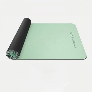 Rutschfeste TWHEELS Yogamatte, gepolstert und rollbar, für Yoga und Pilates.
