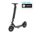 TWHEELS E-Scooter Lite in Schwarz, zusammenklappbar mit LED-Scheinwerfer und Trittbrett.