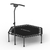 Fitness - Trampolin – höhenverstellbar mit T - Griff & Bungee - Federung - TWHEELS