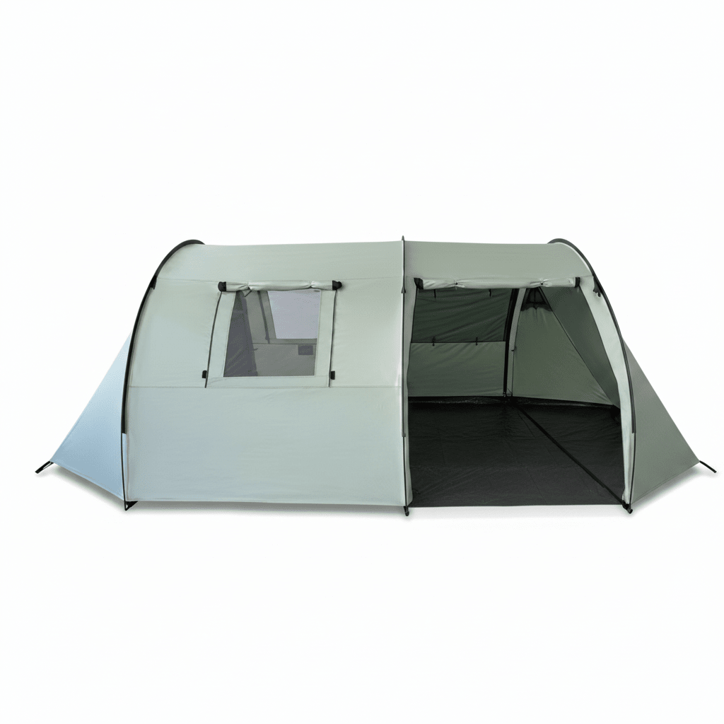 Tunnelzelt Camping – Familienzelt mit 3 Eingängen | Wasserdicht 3000 mm | Leicht 8 kg - TWHEELS