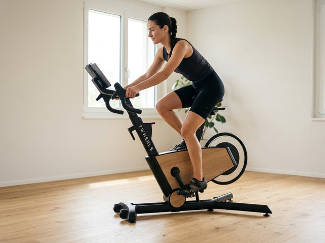Grundlagenausdauer (25 Minuten) auf dem Hometrainer Indoor Bike aus Eichenholz – TWHEELS