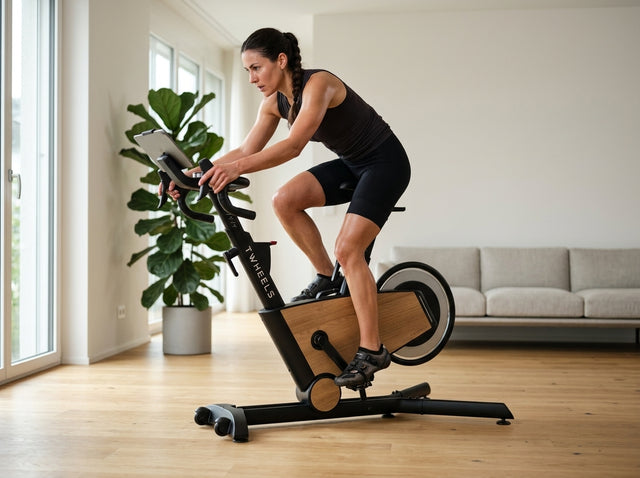 HIIT 30/30 (10 Runden) auf dem Hometrainer Indoor Bike aus Eichenholz – TWHEELS