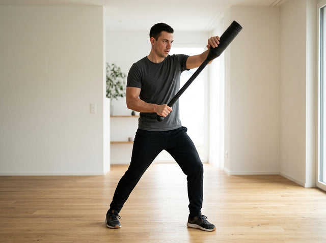 Mace-Uppercut auf dem Mace Bell mit anpassbaren Gewichtsblöcken 6–16 kg