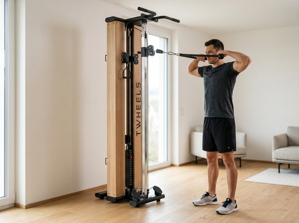 Face Pull (Seilzug zum Gesicht): Endposition