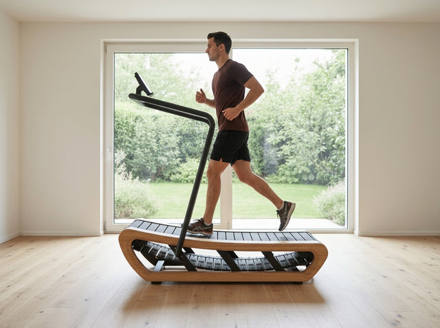 10-Minuten-Einstieg: Gehen und Traben auf dem Sprinting Machine aus Eichenholz - TWHEELS