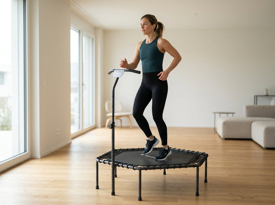Trampolin-Jogging: Startposition